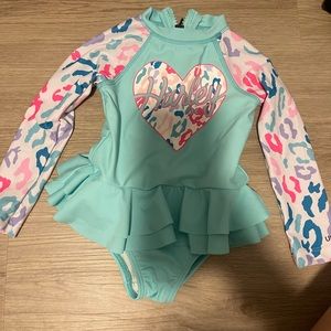 Baby girl Hurley swimsuit. New! Size 18 months